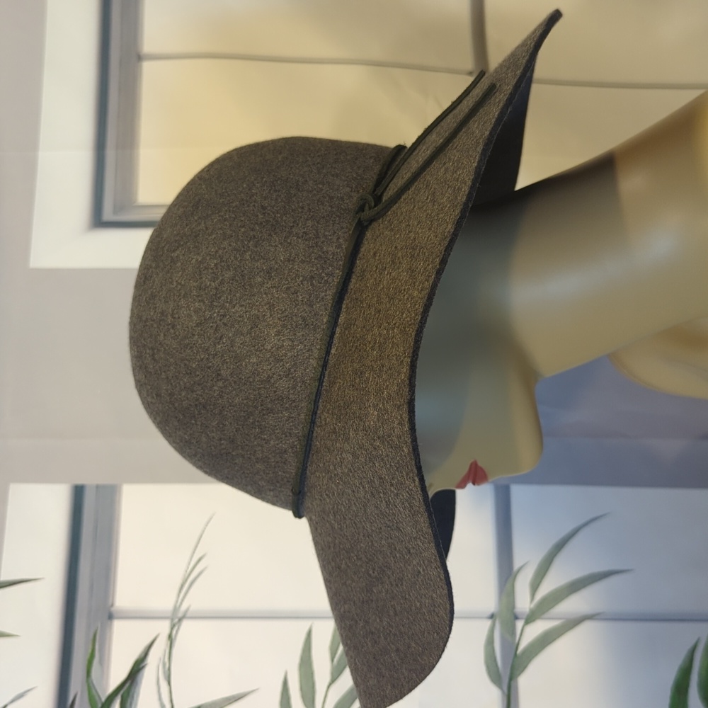 Wide Brim Wool Floppy Hat